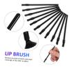 LALAFINA 100pcs Disposable Lip Brush Soft Nylon Bristles Lipstick Gloss Makeup Tools Portable view 3