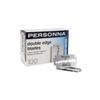 Personna DE Stainless Steel Double Edge Blades - 2.875" Length, 2" Width, 1.0625" Height, 100-Pack - 60-0257-NUPC view 2