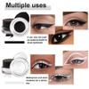 evpct 2 in 1 White & Black Gel Eye Liner Waterproof Smudge Proof for Waterline White Liquid Eyeliner Pen Pencil Cream Eyebrow Pomade Set with Brushes Work Great with Eyeliner Face Body Paint Stick view 3