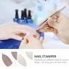 KALLORY 240pcs Detachable False Nails Color Fake Nail Tips Safe Reusable for Weddings Prom and Designs view 4