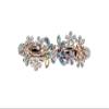 Faship Multicolors AB Floral Crystal Hair Barrette Clip view 1