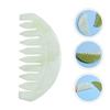 FOMIYES 2pcs Natural Jade Massage Comb for Scalp Care Wide-tooth Body Scraping Tool Static Gua Comb for Relaxation and Fatigue Relief for view 4