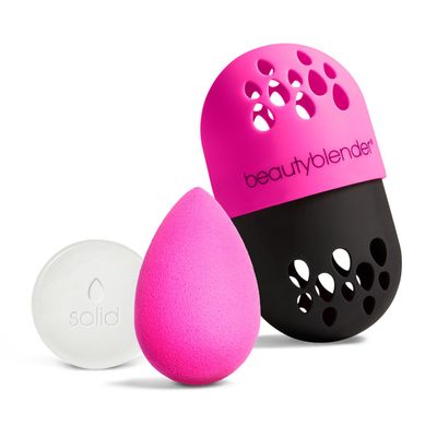 Beautyblender | Discovery Kit - Makeup Sponge & Makeup Sponge Cleaner, Portable Protection Case, Professional Blending Application, Vegan & Cruelty Free, Made in the USA