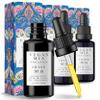 Vegan Mia USDA Organic Rosemary Oil for Hair Growth with Castor, Jojoba, Argan, Amla & More Deeply Hydrates & Intense Nourishment for Itchy Scalp, Stubborn Dandruff & Dry Scalp Treatment, 3 Pack view 1