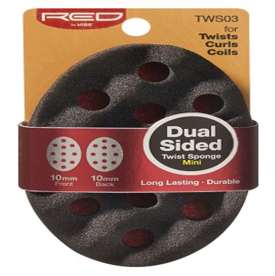 Kiss Red Twist Sponge Mini Dual Sided (Pack of 3)