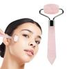 Mini Rose Quartz Roller - Face Roller - Gua Sha Facial Tools, Mini Rollers for Face, Skin Care Kit for Men Women, Guasha Tools for Faces, Facial Care Reduces Under-Eye Puffiness and Dark Circles view 1