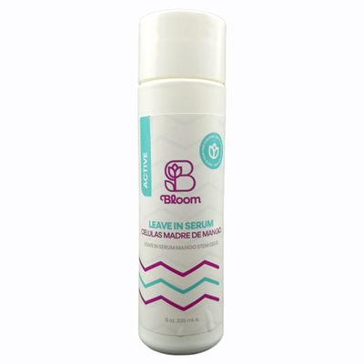 Bloom Hair Products - Leave In Serum Mango Stem Cells - smoothes hair naturally - Imparts shine and keeps it silky - 8oz