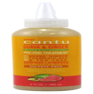 Cantu Guava & Ginger Pre-Poo Treatment 6 Ounce (180ml) (Pack of 6)