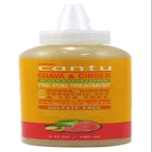 Cantu Guava & Ginger Pre-Poo Treatment 6 Ounce (180ml) (Pack of 6)