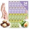 Innerest 24 PK Original Derma Beauty Hand Mask Bulk Moisturizing Hand Gloves for Dry Hands Nail Care Essential, Best Holiday Gift Idea, Stocking Stuffers, Self Care Gift Women (Shea Butter + Avocado) view 1