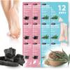Innerest Original Derma Beauty Foot Mask 12 Pairs Hemp Seed + Charcoal Moisturizing Foot Mask Foot Masks Callus Remover Pedicure Supplies view 1