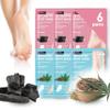 Innerest Original Derma Beauty Foot Mask 6 Pairs Hemp Seed + Charcoal Moisturizing after Exfoliator Callus Remover Bath Pedicure Supplies view 1