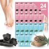 Innerest Original Derma Beauty Foot Mask 24 Pairs Hemp Seed + Charcoal Moisturizing Foot Mask Set Body Exfoliator Callus Remover Foot Masks Pedicure Supplies view 1