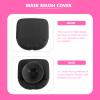 KALLORY Silicone Makeup Brush Covers: 4Pcs Travel Makeup Brush Organizer Holder Silicone Cosmetic Brush Guard Cap Applicator Sleeve Protection Cover For Eyeshadow Eyebrow Brush view 4
