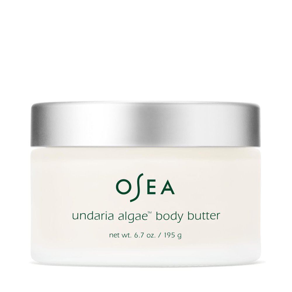 OSEA Undaria Algae Body Butter 6.7 oz - For Dry Skin - Ultra Hydrating Whipped Shea Butter + Ceramides - Vegan Skincare & Clean Bodycare - Thick Body Cream - For Extremely Dry Crepey Skin