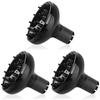 Beaupretty 3pcs Professional Blow Dryer Nozzle Hair Dryer Diffuser Attachment for Hair Curl Diffuser Tool Styling Wind view 1