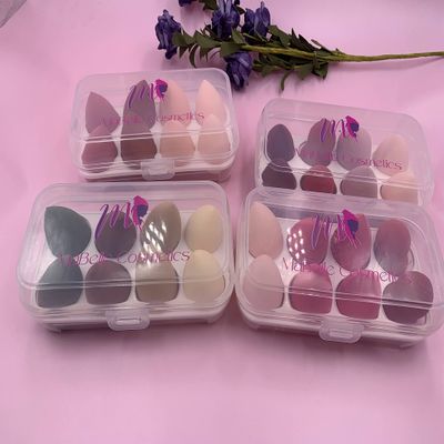 MABELLE COSMETICS 8pcs Foundation Blending Sponge Set (NUDE)