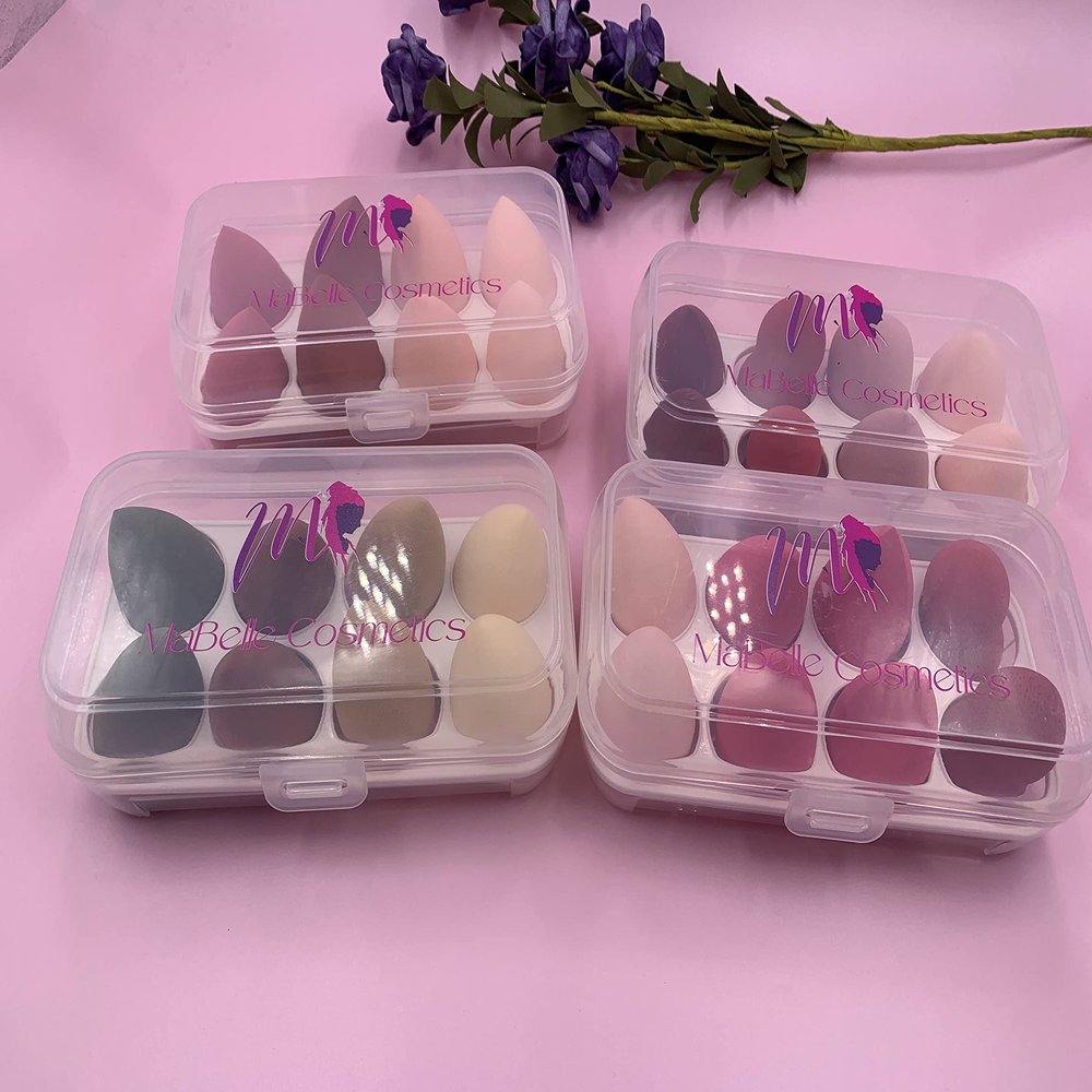 MABELLE COSMETICS 8pcs Foundation Blending Sponge Set (NUDE)