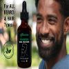 Fountain Real Black Black Jamaican Castor Oil Manbrew Premium Organic Beard Growth Oil Bundle view 3