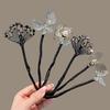 Ins Style Elegant Lazy Hair Curler, Twist Hairstyle Bun Hair Accessories, Reusable Spiral Hair Braid Braiding Clips, for Hair DIY Hair Curler (G) view 4