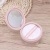 Beaupretty 3pcs Dual Mesh Empty Powder Case Mirror Makeup Powder Puff Container Puff Holder view 4