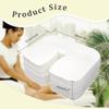 500 count Disposable Face Cradle Covers Non-Sticking Disposable Massage Headrest Covers Ultra Soft Medical-Grade SPA Face Rest Covers Headrest Covers for Massage Table Chairs 14.2" x 10.6" (500Pcs) view 2