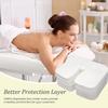 500 count Disposable Face Cradle Covers Non-Sticking Disposable Massage Headrest Covers Ultra Soft Medical-Grade SPA Face Rest Covers Headrest Covers for Massage Table Chairs 14.2" x 10.6" (500Pcs) view 4