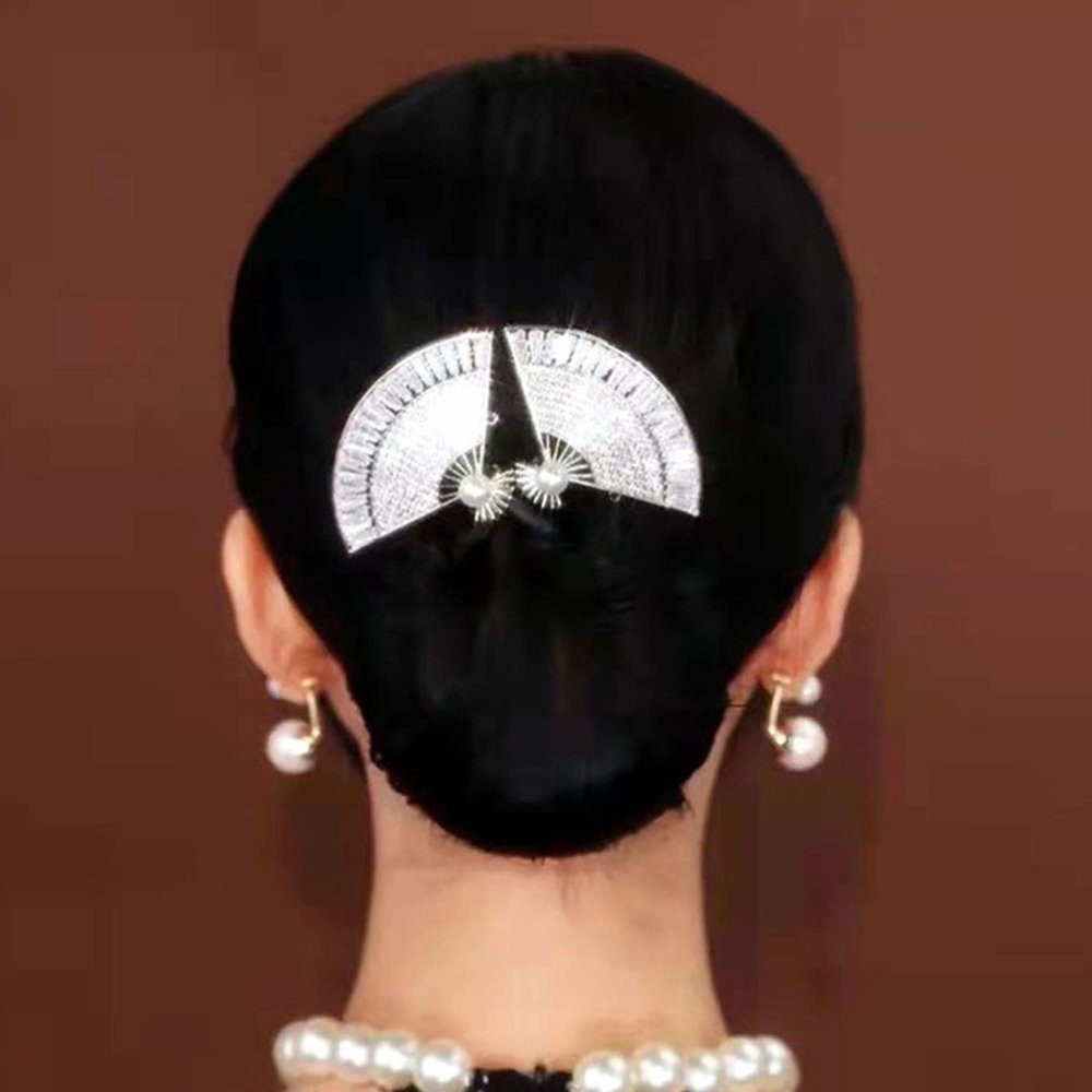 Ins Style Elegant Lazy Hair Curler, Twist Hairstyle Bun Hair Accessories, Reusable Spiral Hair Braid Braiding Clips, for Hair DIY Hair Curler (B)