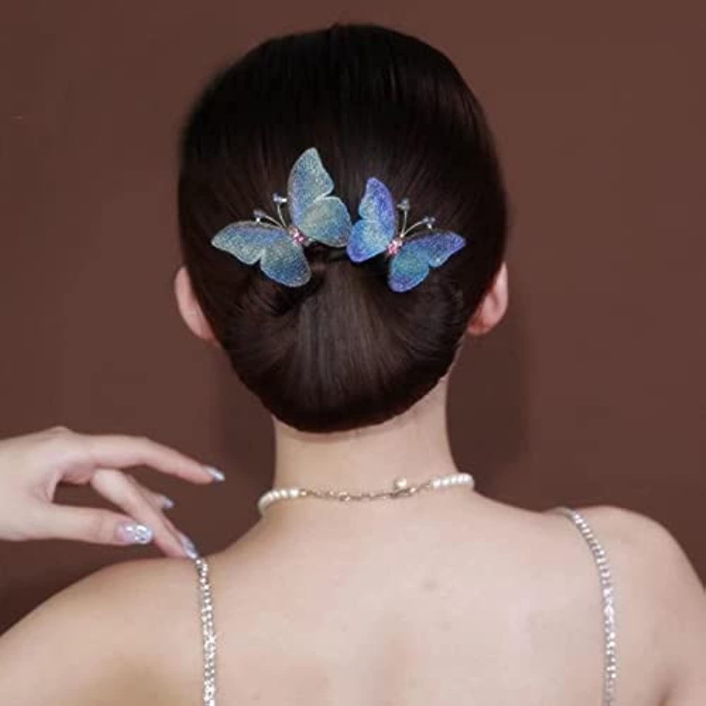 Ins Style Elegant Lazy Hair Curler, Twist Hairstyle Bun Hair Accessories, Reusable Spiral Hair Braid Braiding Clips, for Hair DIY Hair Curler (H)