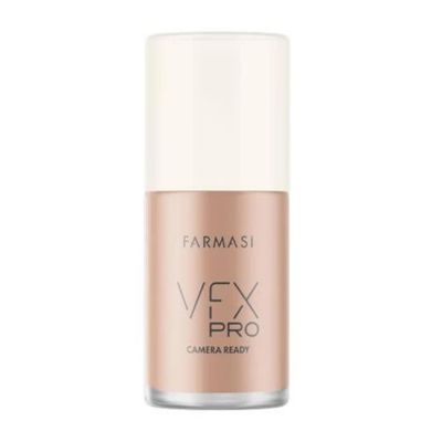 FARMASi VFX Pro Camera-Ready Liquid Foundation, Full Coverage Matte Finish, Lightweight Long-Wear, Oil-Free with Pore-Refining Sea-Water Formula, Non-Oxidizing Finish, 1 Fl Oz, 10 Buff