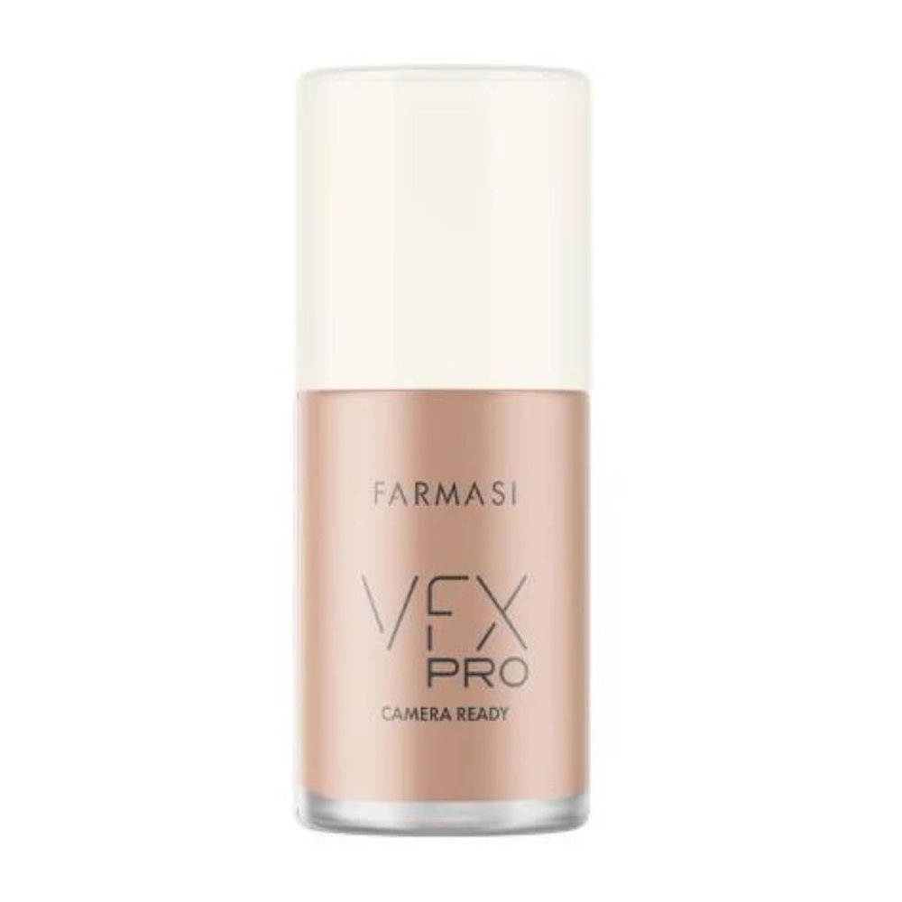 FARMASi VFX Pro Camera-Ready Liquid Foundation, Full Coverage Matte Finish, Lightweight Long-Wear, Oil-Free with Pore-Refining Sea-Water Formula, Non-Oxidizing Finish, 1 Fl Oz, 10 Buff