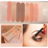 Aaiffey 10 Colors Eyeshadow Palette,Matte&Glitter Eyeshadow Makeup Velvety Texture Nude Eye Shadow Palette Brightener Shimmer Eyeshadow,01# view 3