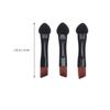 FRCOLOR 60pcs Double Sided Eye Shadow Sponge Applicator and Blending Brush for Women Portable Makeup Tool for Beginners and Professionals Black view 3