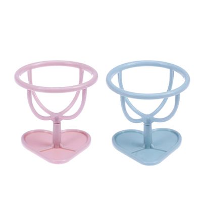 2pcs Blenders Stand Beauty Gourd Puff and Storage Holder for Wet Pink Sponges Light Drying Blue Make Display Makeup Ladies Women Bracket Rack Dry Plastic Shelf Girls