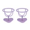 2pcs Storage Sponges Blenders Sponge for Plastic Make Women Dry Purple Makeup Wet Girls Ladies Rack Drying Holder and Shelf Display Up Beauty Gourd Bracket Stand + view 1