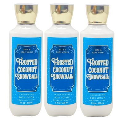 Frosted Coconut Snowball Body Lotion Trio Set - Includes 3 Body Lotions - Full Sized