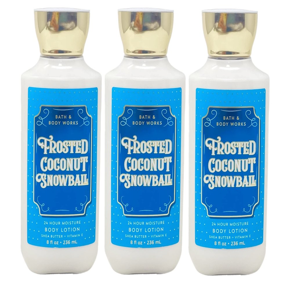 Frosted Coconut Snowball Body Lotion Trio Set - Includes 3 Body Lotions - Full Sized
