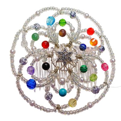 Beaded Kippah for Women - Jewels of the Bible