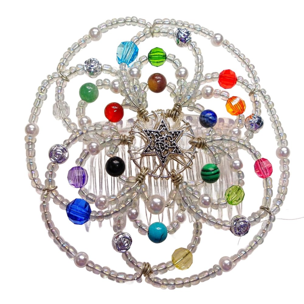 Beaded Kippah for Women - Jewels of the Bible