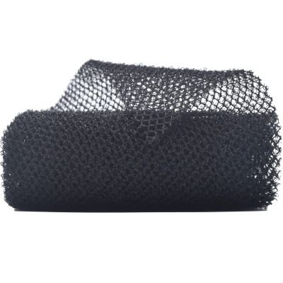 African Body Scrubber - Exfoliating Net for Bath and Shower - Black