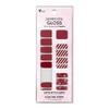 Dashing Diva Gloss Holiday Nail Strips - Peppermint Marvel | UV Free, Chip Resistant, Long Lasting Gel Nail Stickers | 32 Wraps, 1 Prep Pad, 1 Nail File view 1