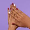 Dashing Diva Gloss Holiday Nail Strips - Peppermint Marvel | UV Free, Chip Resistant, Long Lasting Gel Nail Stickers | 32 Wraps, 1 Prep Pad, 1 Nail File view 2