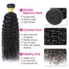 Selina 14Inch Kinky Curly Bundles Human Hair Unprocessed Remy Hair Extensions Brazilian Virgin Human Hair 100 Gram/Bundle Natural Color (14Inch,Curly) view 2