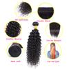 Selina 14Inch Kinky Curly Bundles Human Hair Unprocessed Remy Hair Extensions Brazilian Virgin Human Hair 100 Gram/Bundle Natural Color (14Inch,Curly) view 3