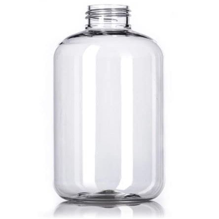 8oz Clear Boston Round 24-410 Neck Plastic Refillable PET Spray Bottles with White Fine Mist Sprayer Caps (12-Pack); Beauty Care, Travel Use, Home Cleaning, DIY