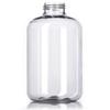 8oz Clear Boston Round 24-410 Neck Plastic Refillable PET Spray Bottles with White Fine Mist Sprayer Caps (12-Pack); Beauty Care, Travel Use, Home Cleaning, DIY view 1