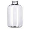 8oz Clear Boston Round 24-410 Neck Plastic Refillable PET Spray Bottles with White Fine Mist Sprayer Caps (12-Pack); Beauty Care, Travel Use, Home Cleaning, DIY view 2