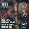 The Man Brand Bay Rum Beard Oil for Men Natural Beard Oil with Rich Bay Rum Scent for Beard Conditioning and Care, Soften and Hydrate with Leave-In Formula (1 Ounce) view 3