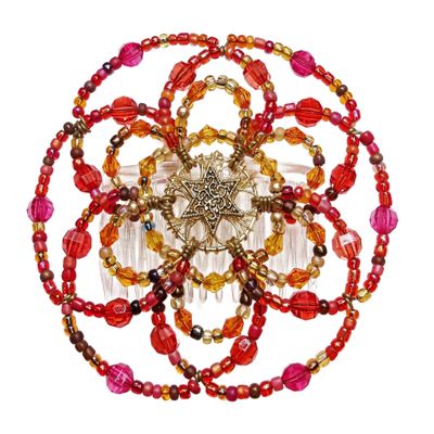 Beaded Kippah for Women - Arizona Sunset