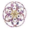 Beaded Kippah for Women - Purple Royalty view 1